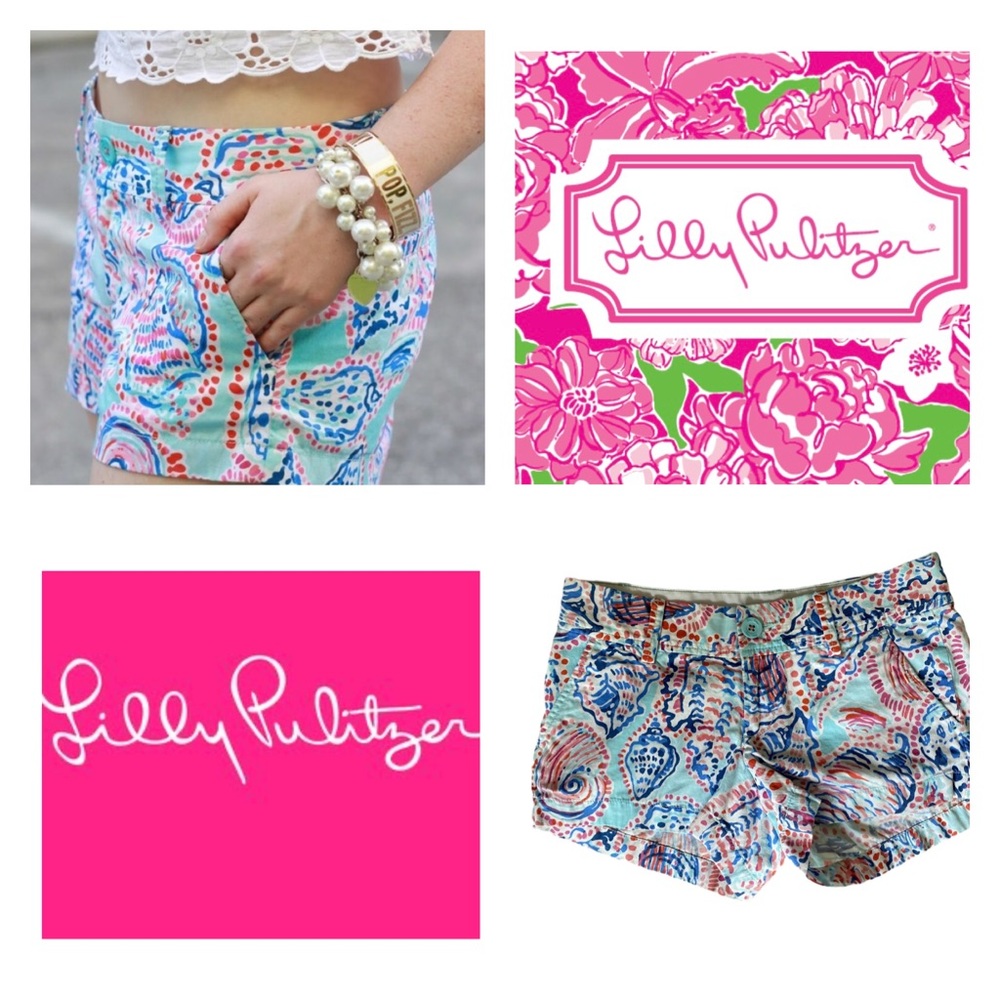 Lilly Pulitzer The Walsh Shorts Shell Me About It